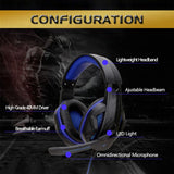 Cool LED Wired Headphones With Microphone