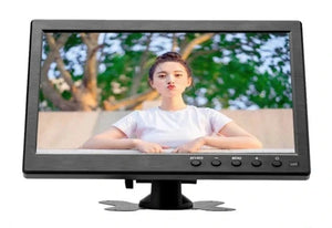 Podofo 10.1"  LCD HD Monitor & Computer Display Color Screen 2Channel Video Input Security Monitor With BNC / AVI / VGA / HDMI