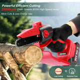 WOSAI 20V 6 Inch Mini Electric Chainsaw